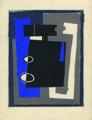 Hugo De Marziani, Untitled, 1958. Tempera on paper, 21 x 16 cm.