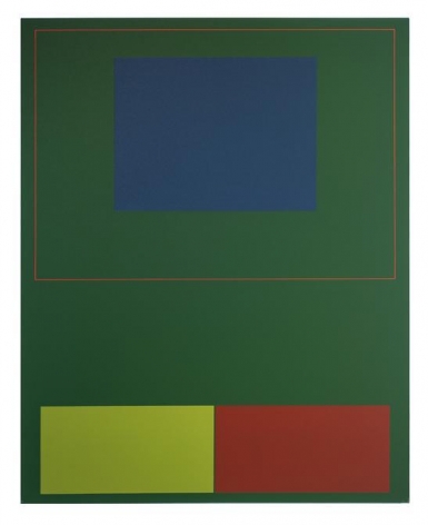 Antonio Liz&aacute;rraga, Bridge, 2007. German pigments on canvas, 39 3/8 x 31 1/2 in.
