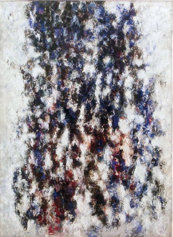 Mercedes Pardo.&nbsp;Composici&oacute;n implicita (Implicit composition), 1959.&nbsp;Oil on canvas,&nbsp;51 1/8 x 38 1/4 in.