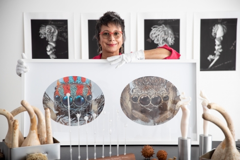 Maria Fernanda Cardoso in her studio, Sydney, Australia, 2020. Photograph: Daniel Boud.