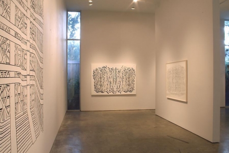 Pablo Siquier, Sicardi Gallery installation view, 2008