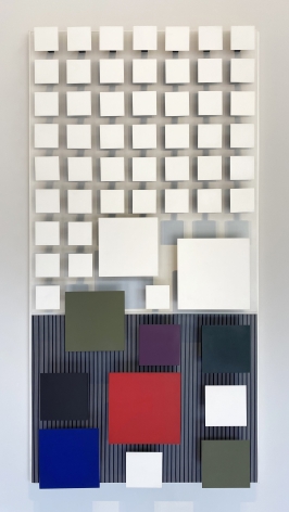 Jes&uacute;s Rafael Soto, Color Inferior, 1991. Wood and Metal, 79 7/8 x 40 1/8 x 7 in.&nbsp;