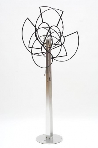 Pedro S. de Movell&aacute;n, Entropy, 2006, Brushed aluminum, powder coated aluminum, stainless steel, brass