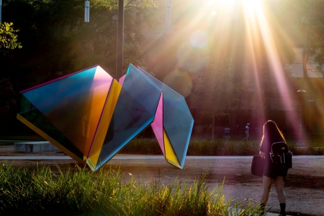 Marta Chilindr&oacute;n, rendering for&nbsp;Mobius Houston,&nbsp;2019. Installation project commissioned by the University of Houston Public Art System.