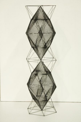 Mariano Dal Verme, Tower, 2014. Graphite, 15.7 in. x 4.7 in. x 4.7 in.