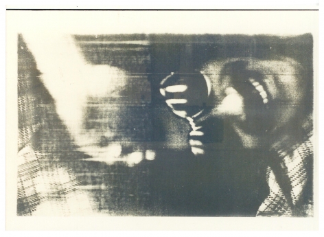 Claudia Perna,&nbsp;Fotograf&iacute;a de fotocopia cara de Claudio Perna, 1974, Polaroid,&nbsp;2 15/16 x 3 15/16 in. (7.5 x 10 cm.)