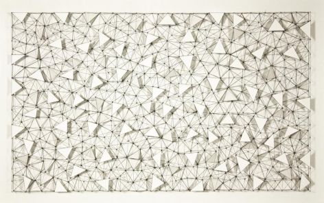 Mariano Dal Verme, Untitled, 2014. Graphite, paper, 32 in. x 48 in. x 4 in.