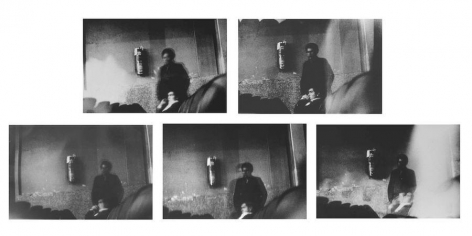 Miguel &Aacute;ngel Rojas, Serie Faenza: Tres en platea, 1979, Silver Gelatin on aluminum, 32 1/4 x 48 in.