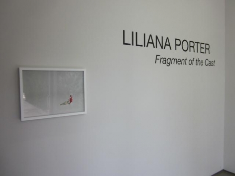 Liliana Porter, Fragment of the Cast, Installation view, 2012.