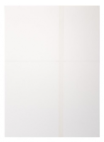 Mariano Dal Verme, Untitled from the series Fade In: Solids, 2013. Lemon juice on paper, 9 3/4 in. x 13 1/2 in.